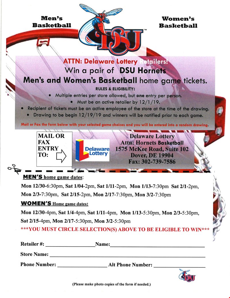 Delaware State Basketball promotion